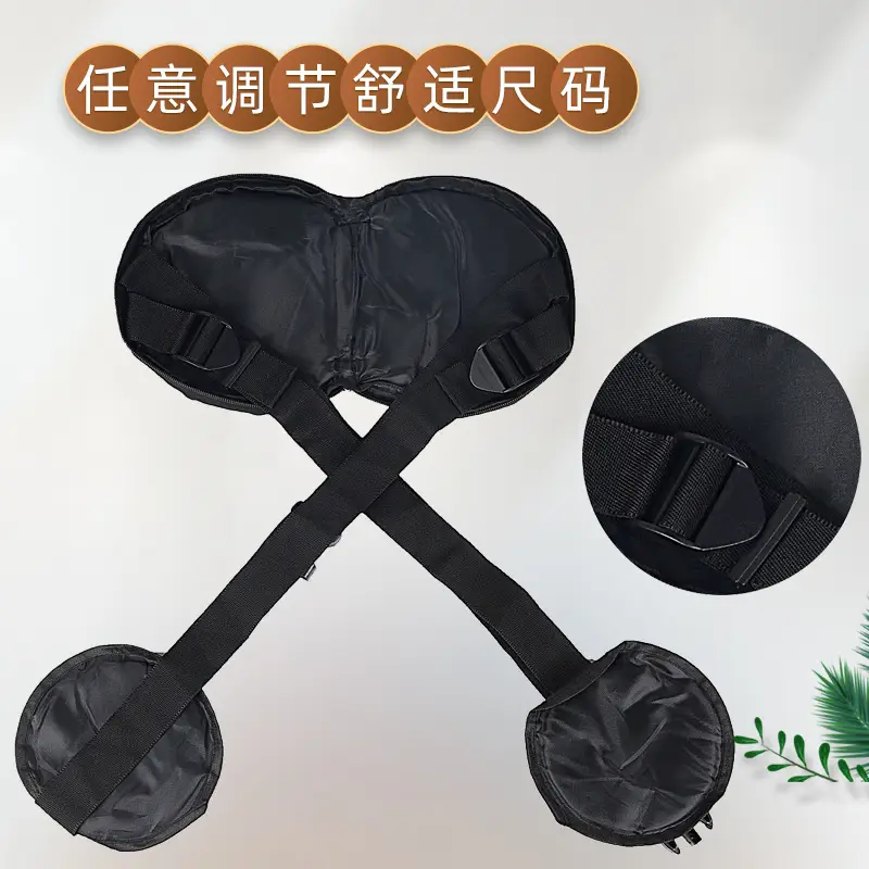 Adjustable Black Posture Correction Belt for Adults - Image 4