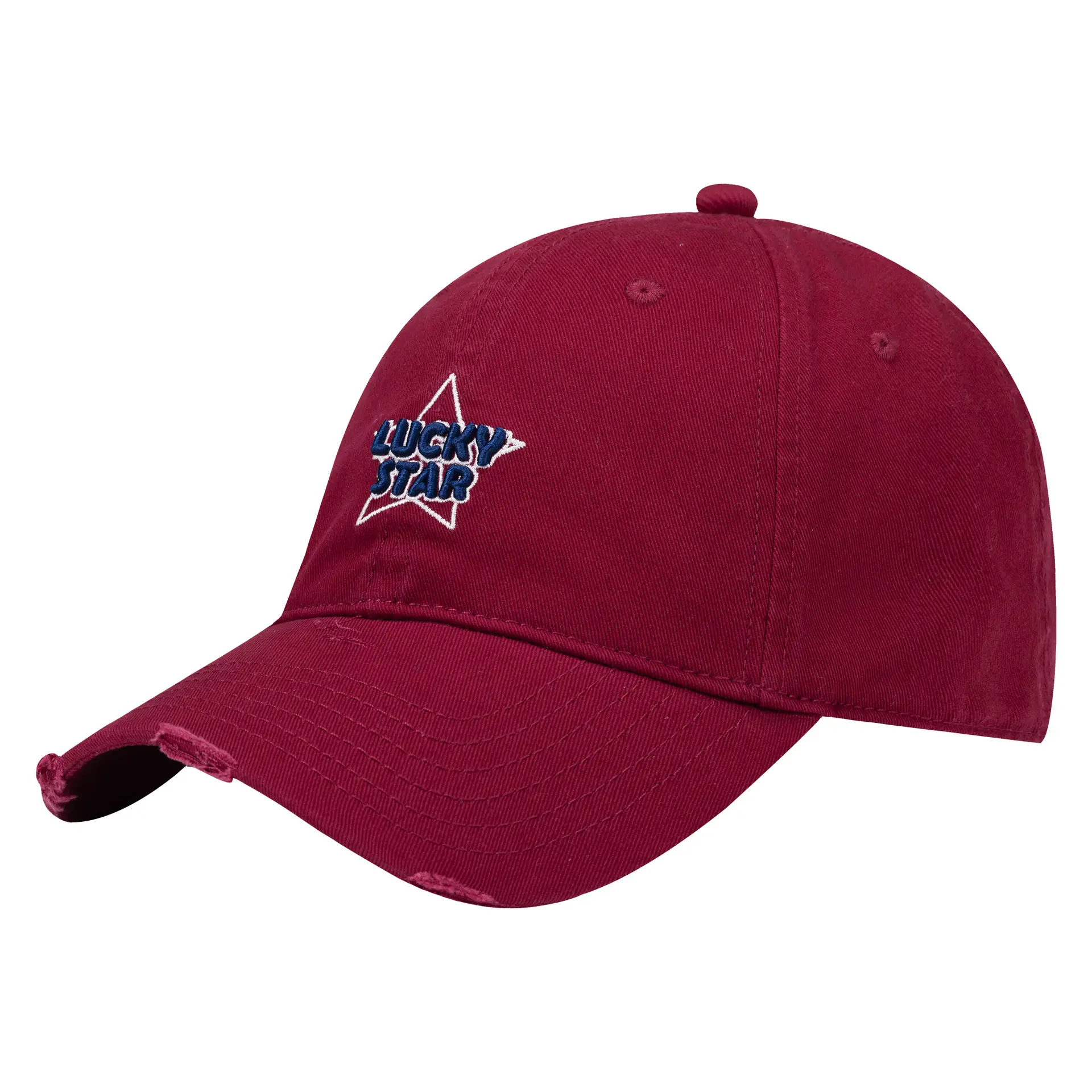 Lucky Star Baseball Cap Black Women Men Retro Street Fashion - Image 6