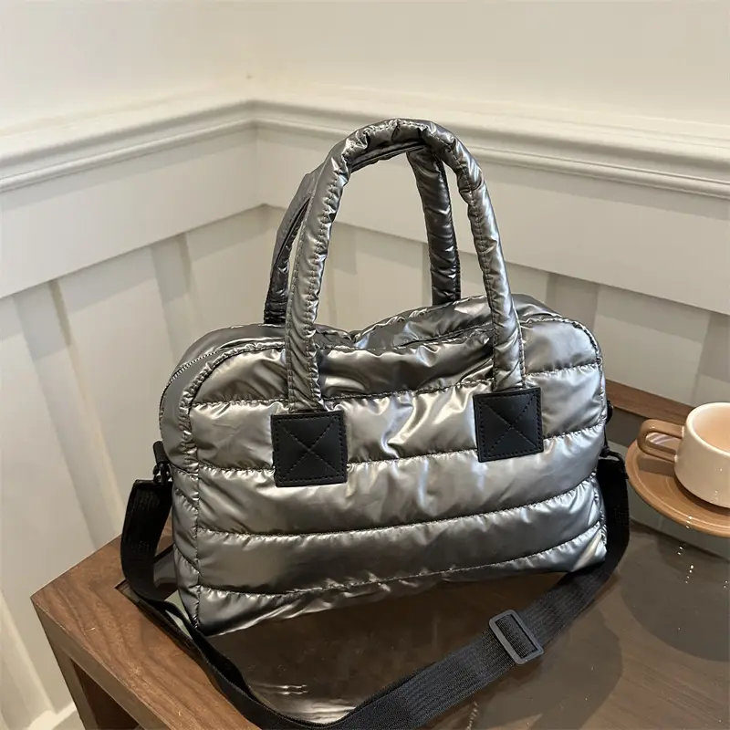Winter Black Crossbody Bag Large Capacity 2024