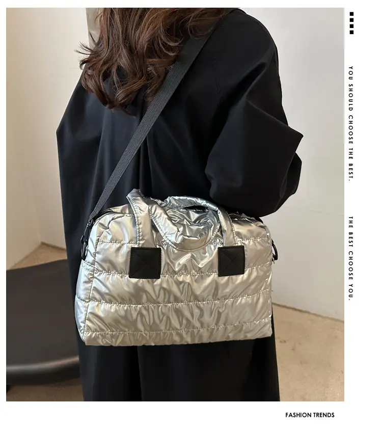 Winter Black Crossbody Bag Large Capacity 2024 — feature 1