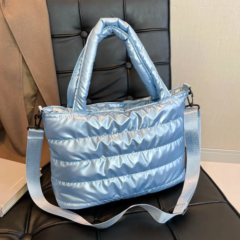 Women's Embroidered Cotton Padded Shoulder Bag 2024 - Image 10