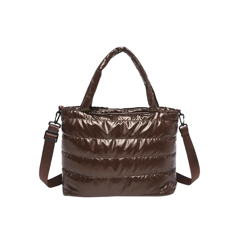 Women's Embroidered Cotton Padded Shoulder Bag 2024 - Image 5