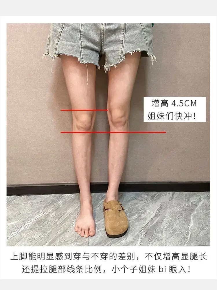 New Style Birkenstock-Style Women's Thick-Soled Retro Casual Non-Slip Closed-Toe Half-Slipper European and American Style Wear-Resistant Flat Shoes — feature 20