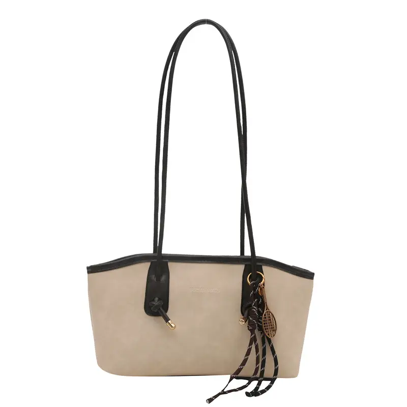 Black Textured Shoulder Bag for Women 2025 - Image 2