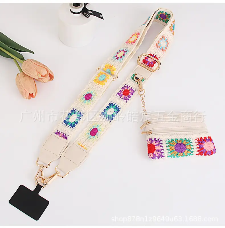 Bohemian Crossbody Phone Strap with Coin Purse — feature 12