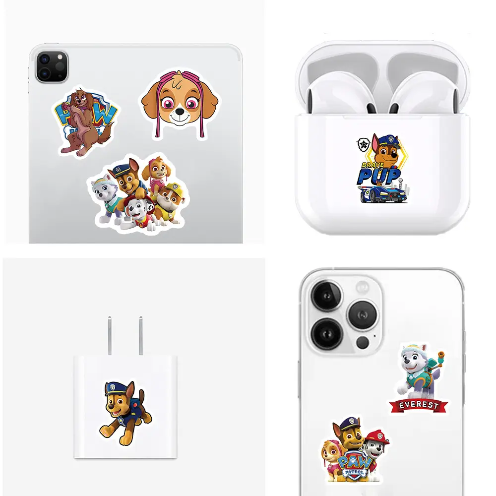 100 Cartoon Paw Patrol Doodle Stickers, Kidsren's Favorite Reward Notebook Stationery Box Stickers — feature 13