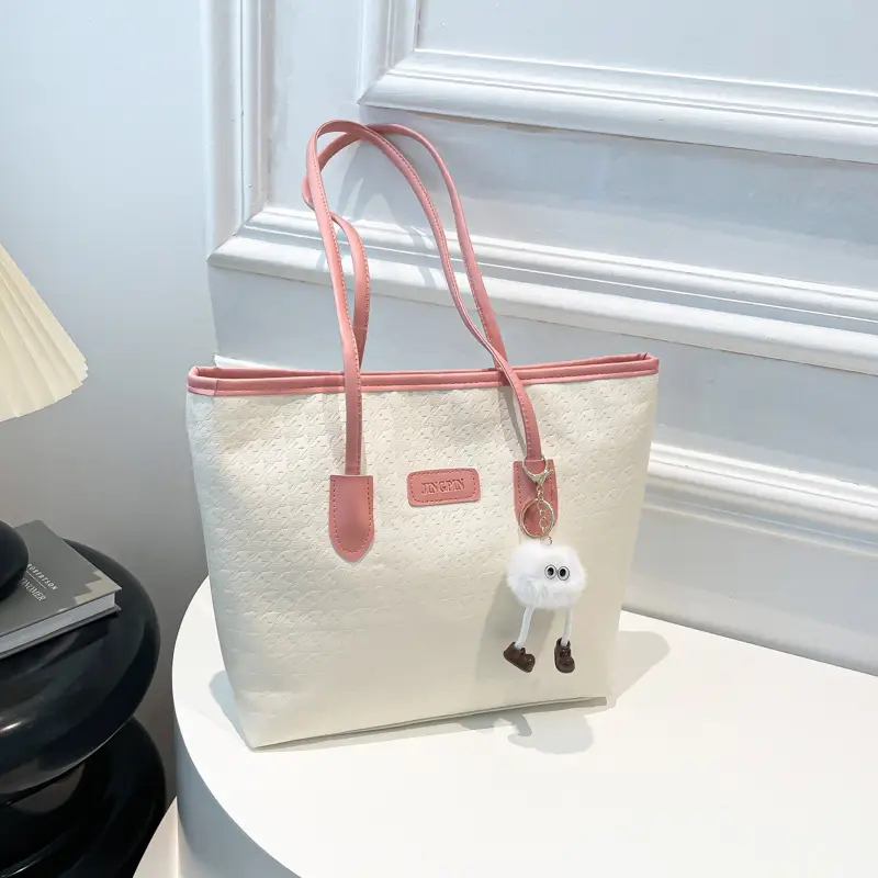Large Capacity Houndstooth Shoulder Bag Women 2024 - Image 10