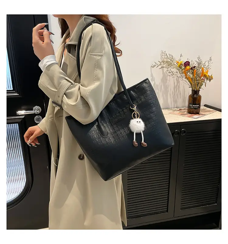 Large Capacity Houndstooth Shoulder Bag Women 2024 — feature 18