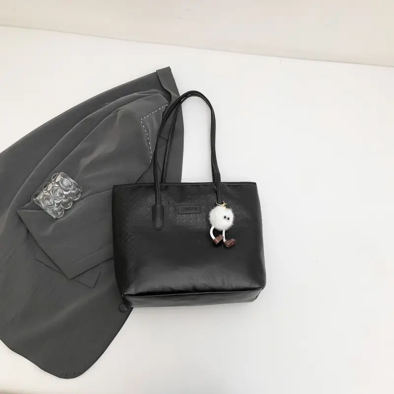 Large Capacity Houndstooth Shoulder Bag Women 2024 - Image 5