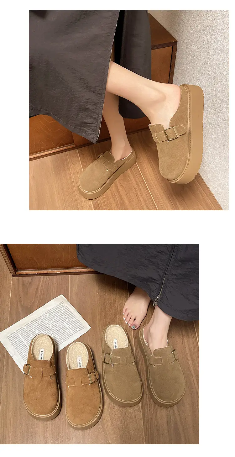 Women Furry Slippers Thick Sole Winter Autumn — feature 10