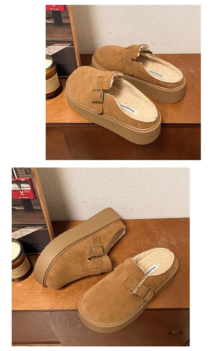 Women Furry Slippers Thick Sole Winter Autumn — feature 12