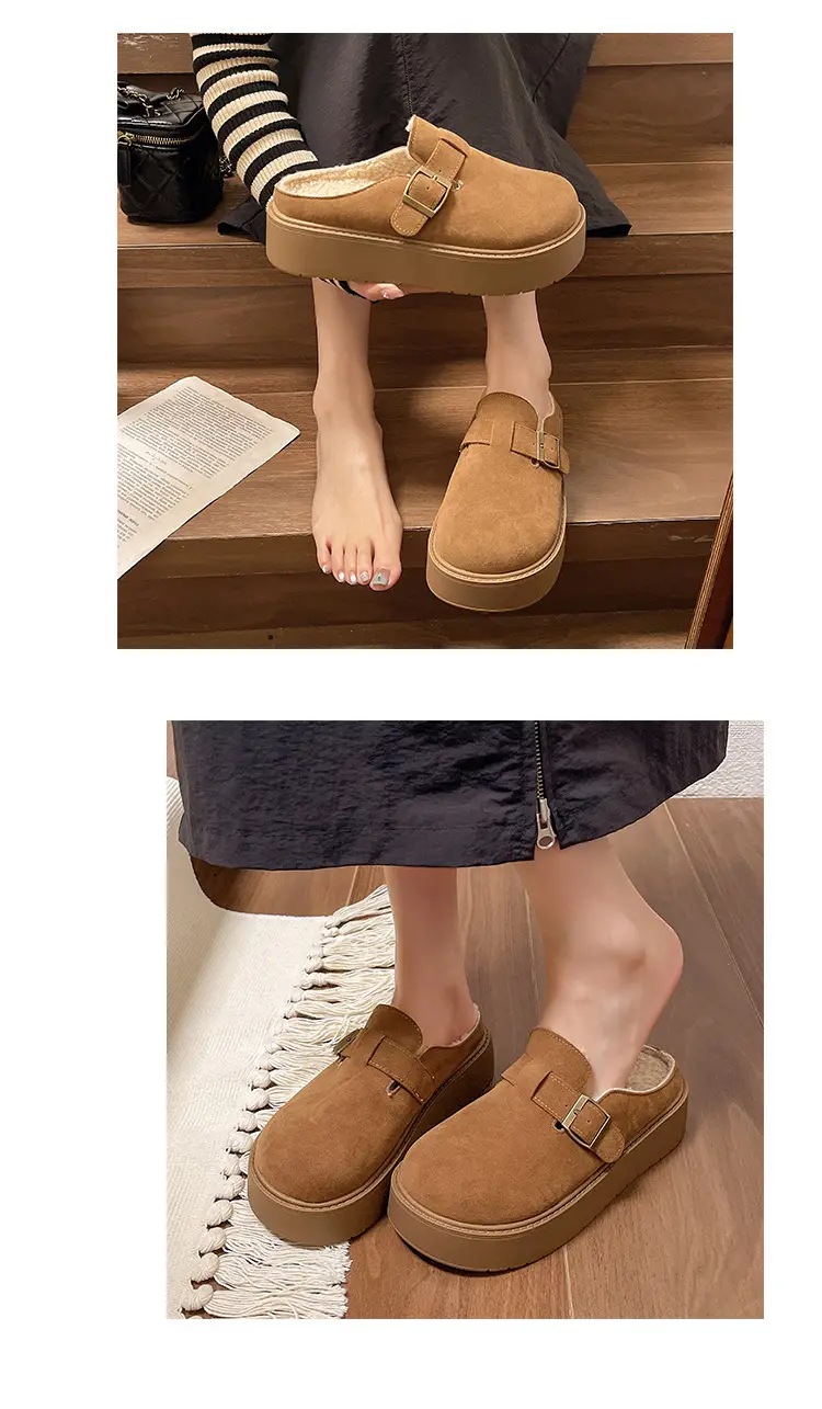 Women Furry Slippers Thick Sole Winter Autumn — feature 6
