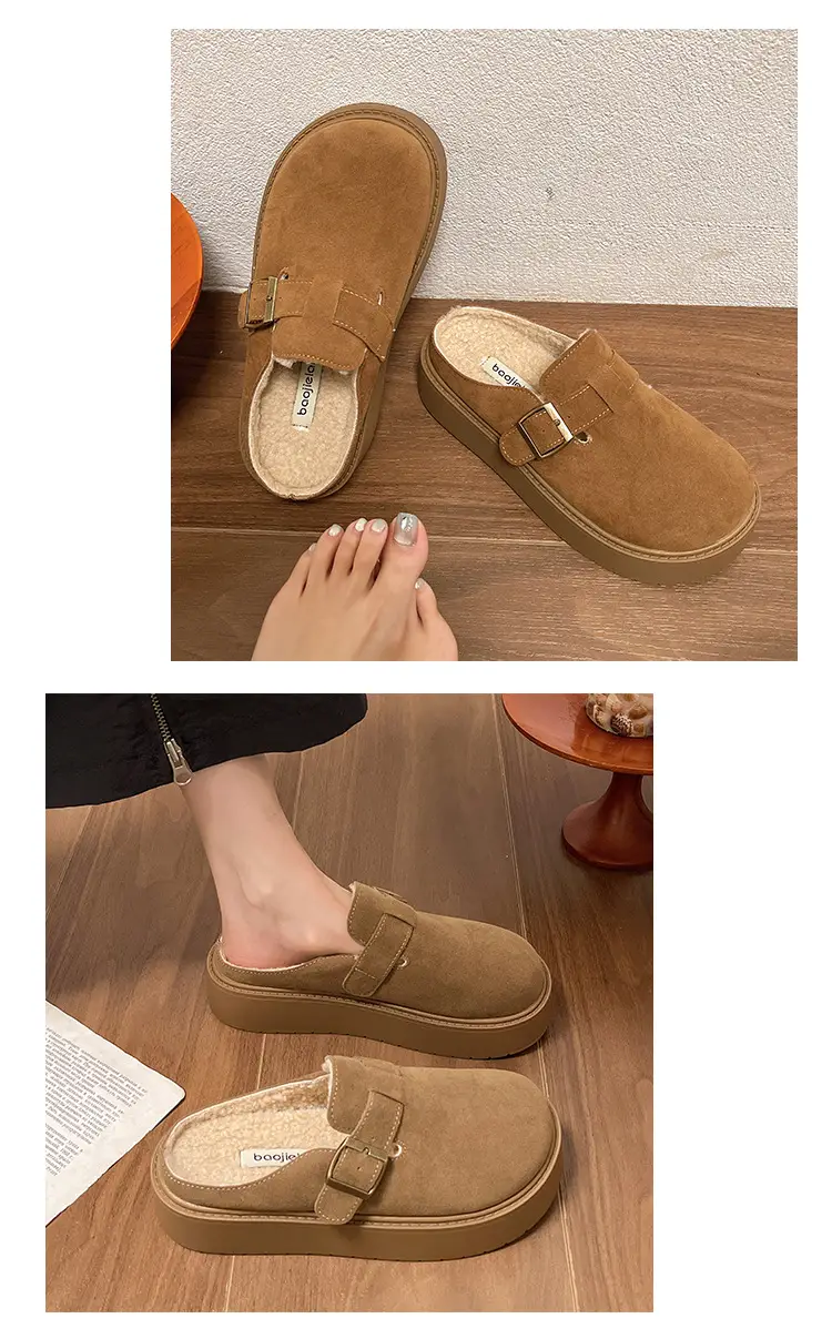 Women Furry Slippers Thick Sole Winter Autumn — feature 8