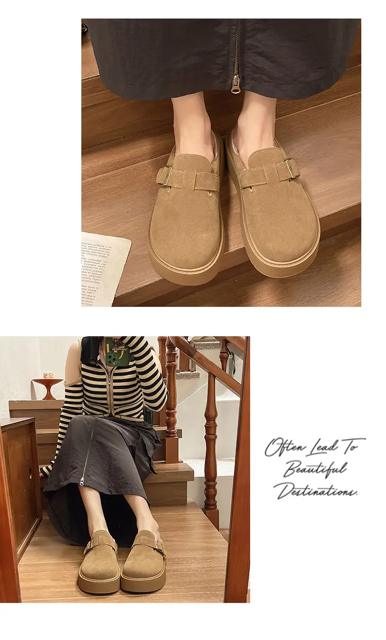 Women Furry Slippers Thick Sole Winter Autumn — feature 9