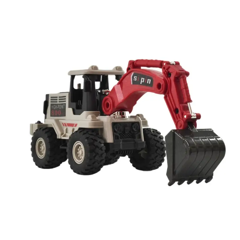 Cross-border simulation alloy excavator children excavator engineering vehicle inertia toy boy baby bulldozer toy car