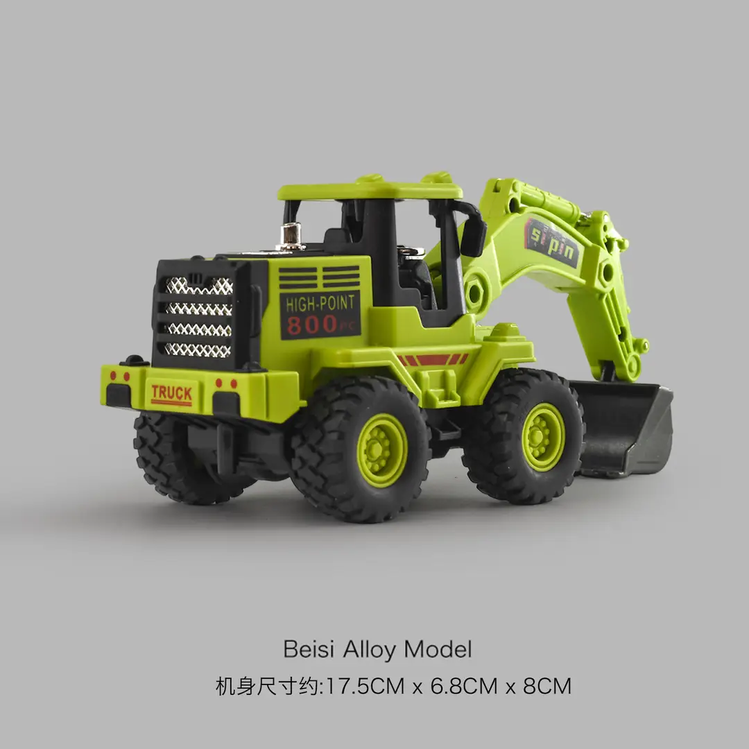 Cross-border simulation alloy excavator children excavator engineering vehicle inertia toy boy baby bulldozer toy car