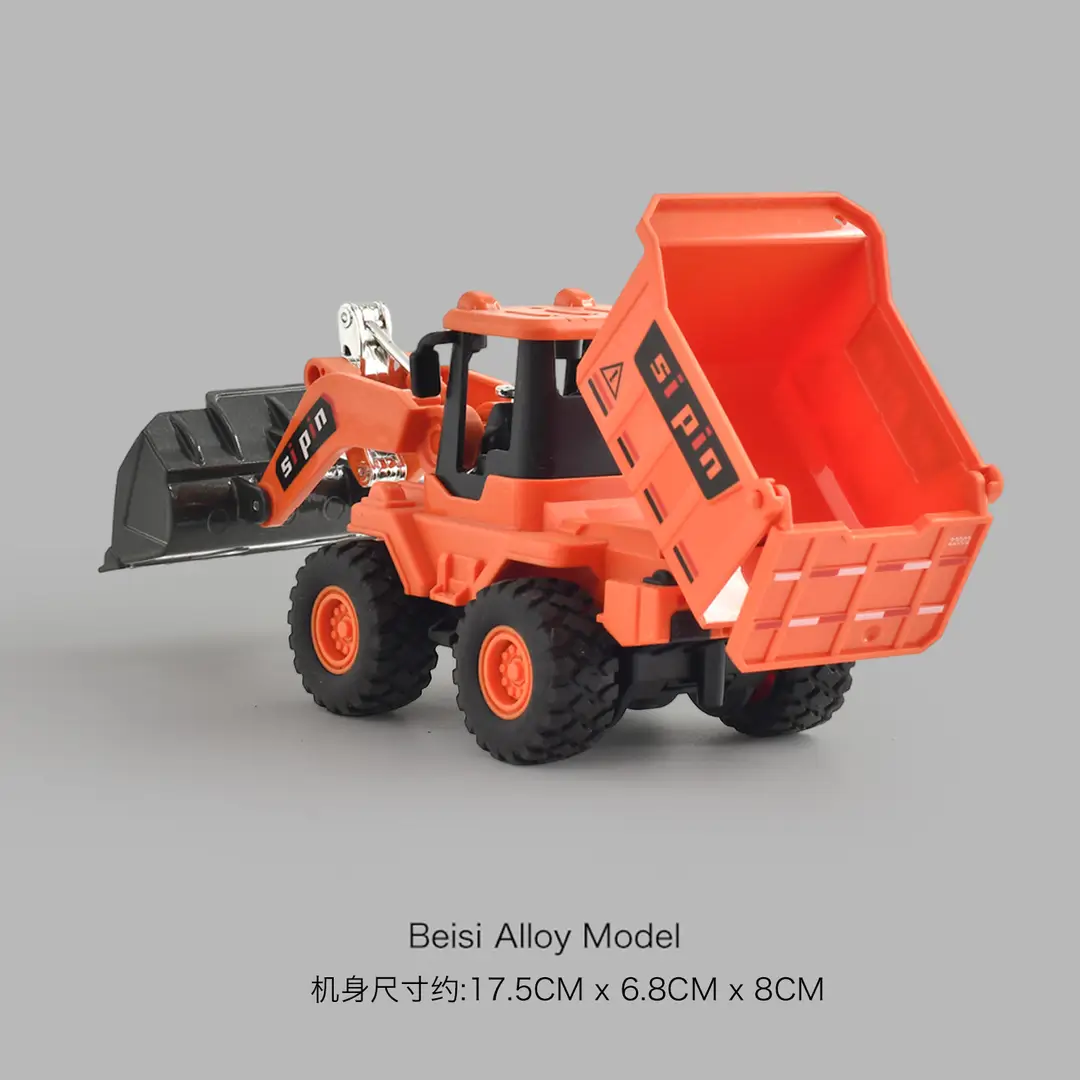 Cross-border simulation alloy excavator children excavator engineering vehicle inertia toy boy baby bulldozer toy car
