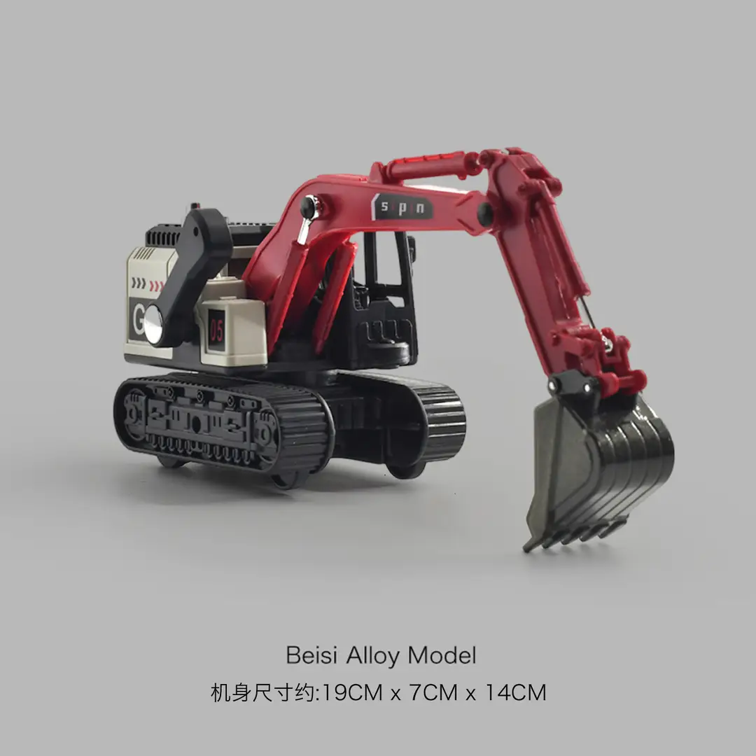 Cross-border simulation alloy excavator children excavator engineering vehicle inertia toy boy baby bulldozer toy car