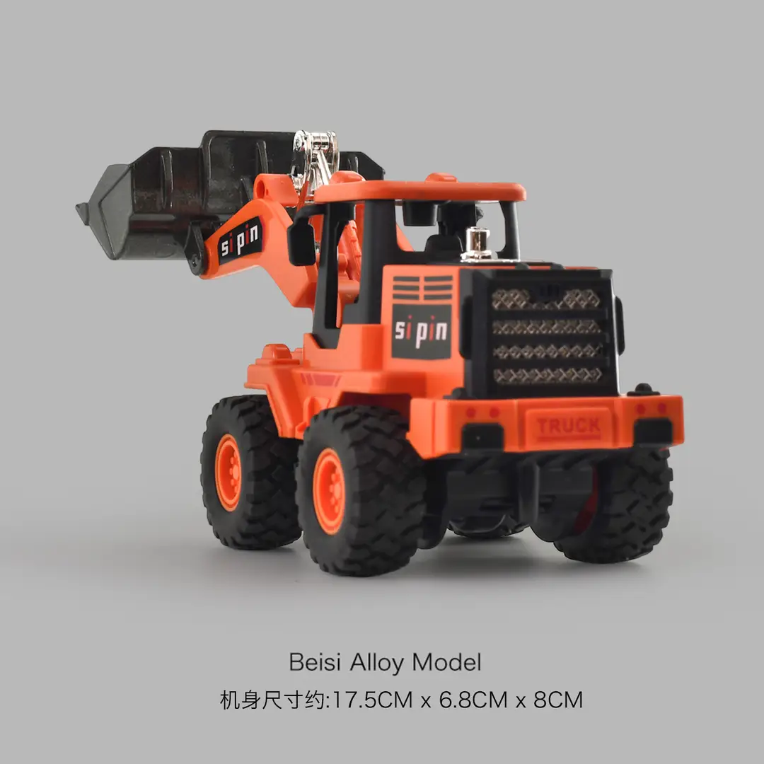 Cross-border simulation alloy excavator children excavator engineering vehicle inertia toy boy baby bulldozer toy car