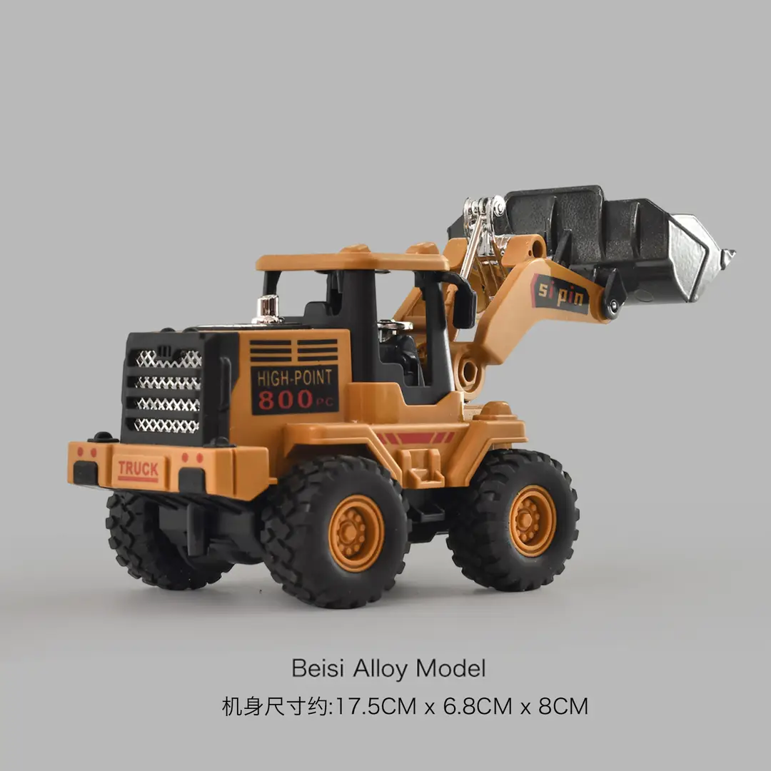 Cross-border simulation alloy excavator children excavator engineering vehicle inertia toy boy baby bulldozer toy car