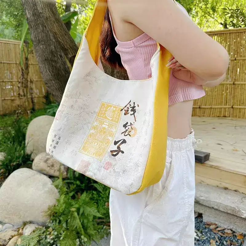 Women's Canvas Bucket Crossbody Bag for Wealth Attraction — feature 20