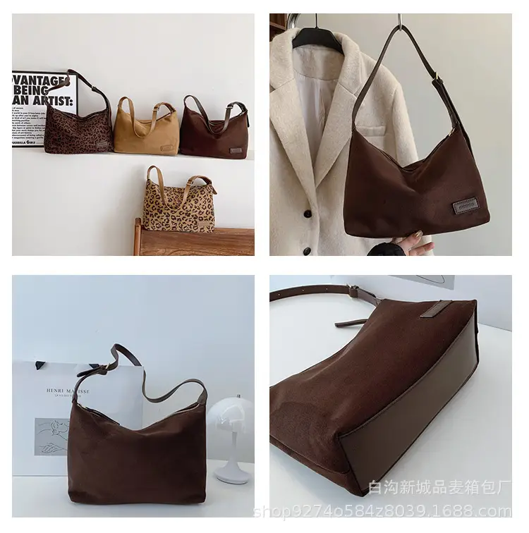 Vintage Leopard Print Crossbody Bag for Women — feature 6