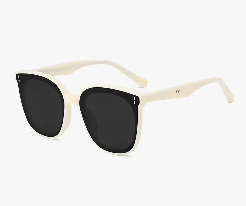Men Women High Black Frame Sunglasses Black Gray — feature 7