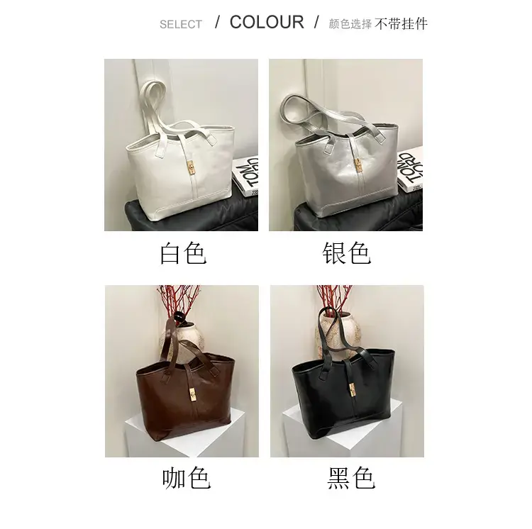 Black Vintage Tote Bag for Women 2024 — feature 3