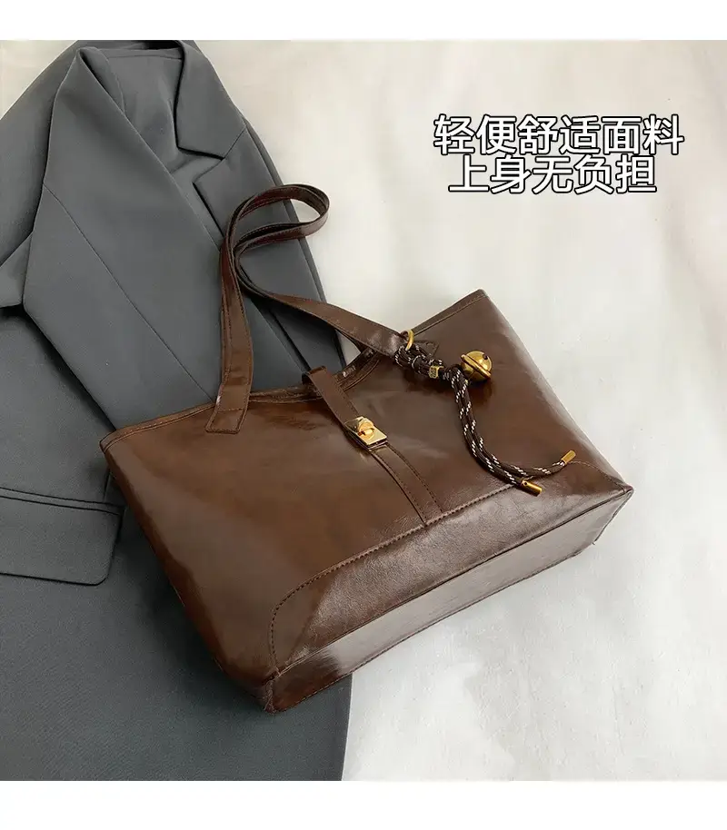 Black Vintage Tote Bag for Women 2024 — feature 4