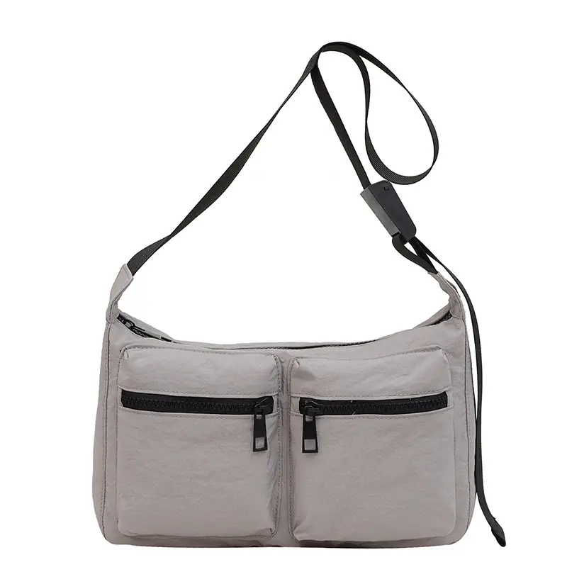 Black Japanese Student Crossbody Bag Women's Joker Style Retro Style Simple Lightweight Shoulder Casual Bag for Class Women
