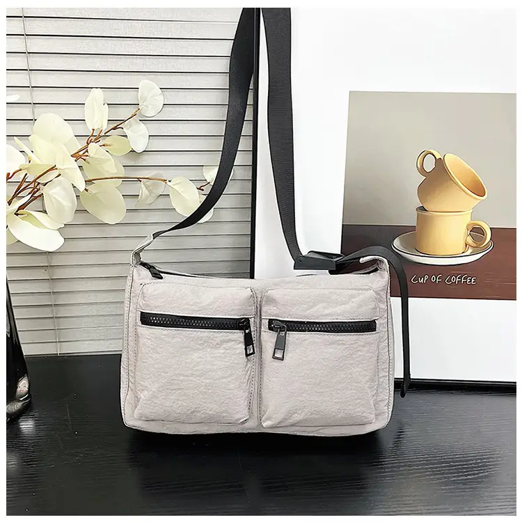 Black Japanese Student Crossbody Bag Women's Joker Style Retro Style Simple Lightweight Shoulder Casual Bag for Class Women — feature 39