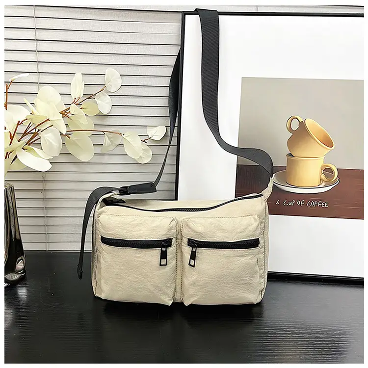 Black Japanese Student Crossbody Bag Women's Joker Style Retro Style Simple Lightweight Shoulder Casual Bag for Class Women — feature 43