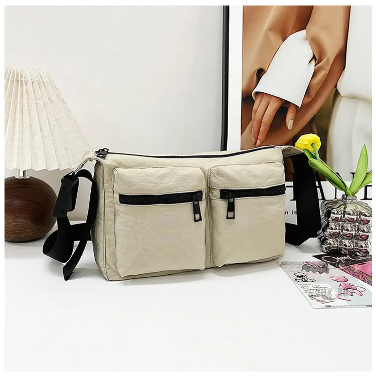 Black Japanese Student Crossbody Bag Women's Joker Style Retro Style Simple Lightweight Shoulder Casual Bag for Class Women — feature 69
