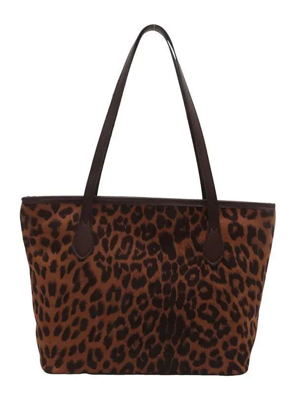 Leopard Print Large Capacity Tote Bag for Women - Image 9
