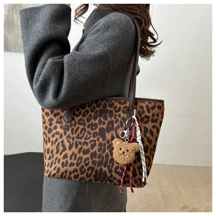 Leopard Print Large Capacity Tote Bag for Women — feature 11