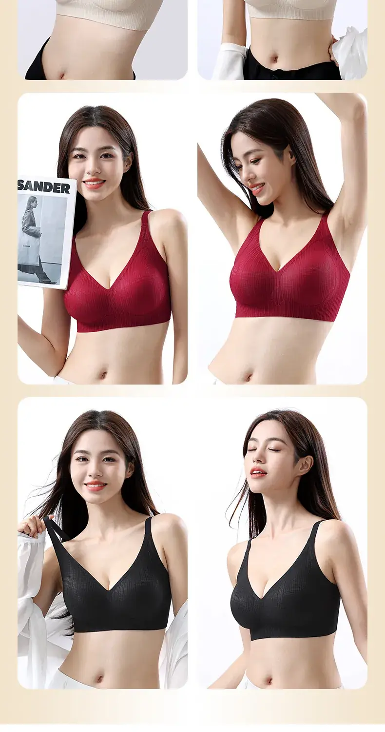 Traceless Women's Small Chest Gathering Bra — feature 22