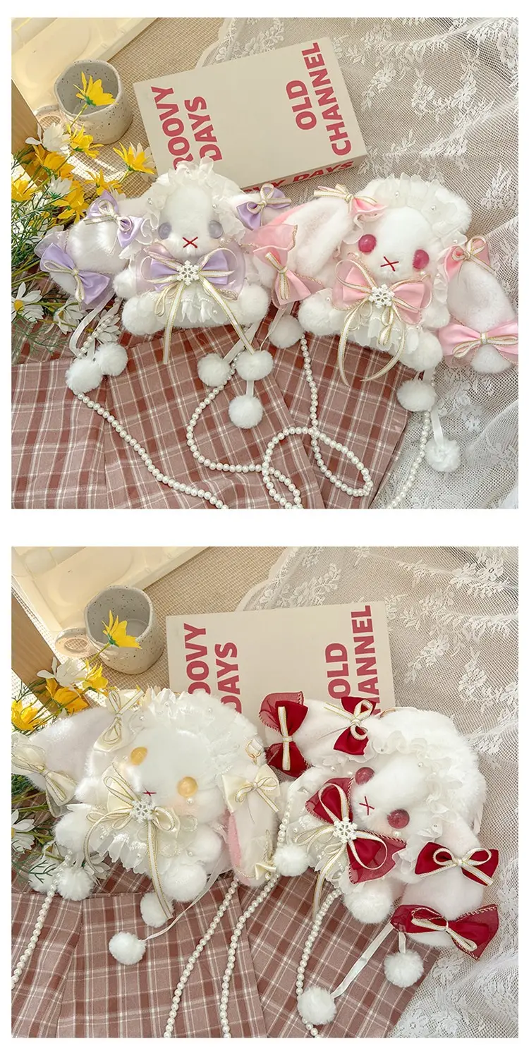 Princess Bunny Bag with Bow & Plush Ear — feature 14