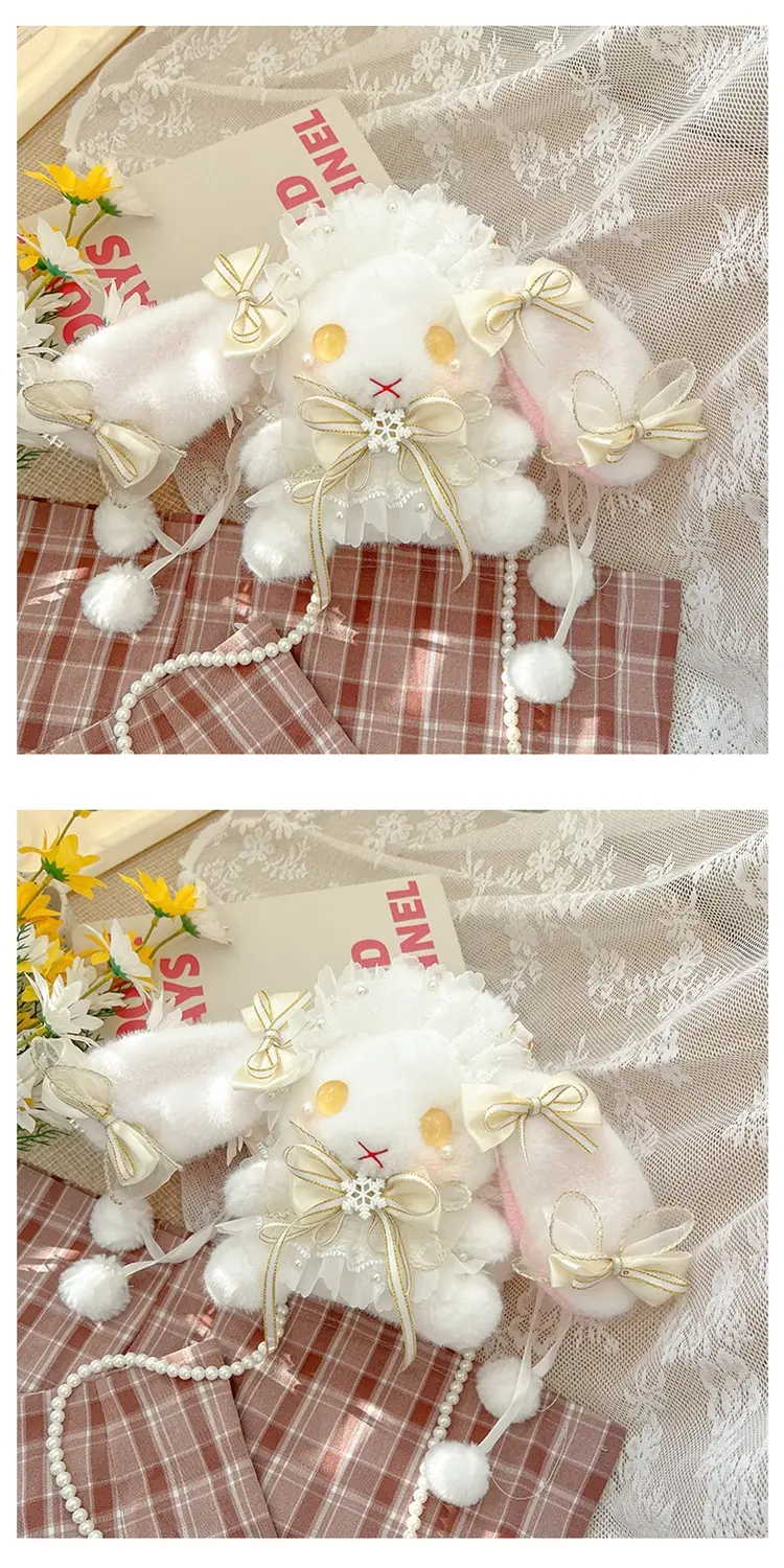 Princess Bunny Bag with Bow & Plush Ear — feature 17