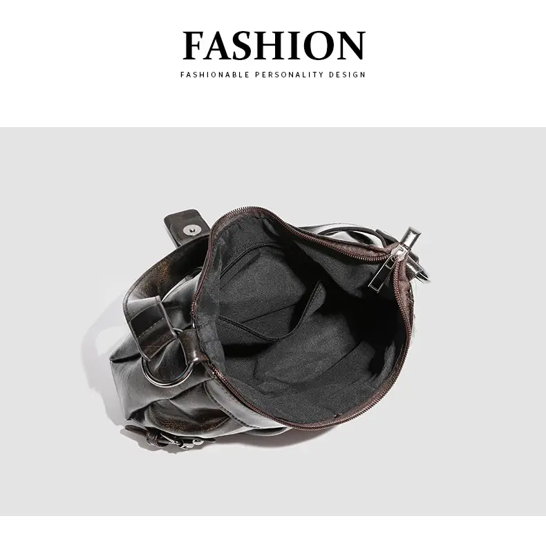 Black Korean Niche Women's Shoulder Bag 2026 — feature 11