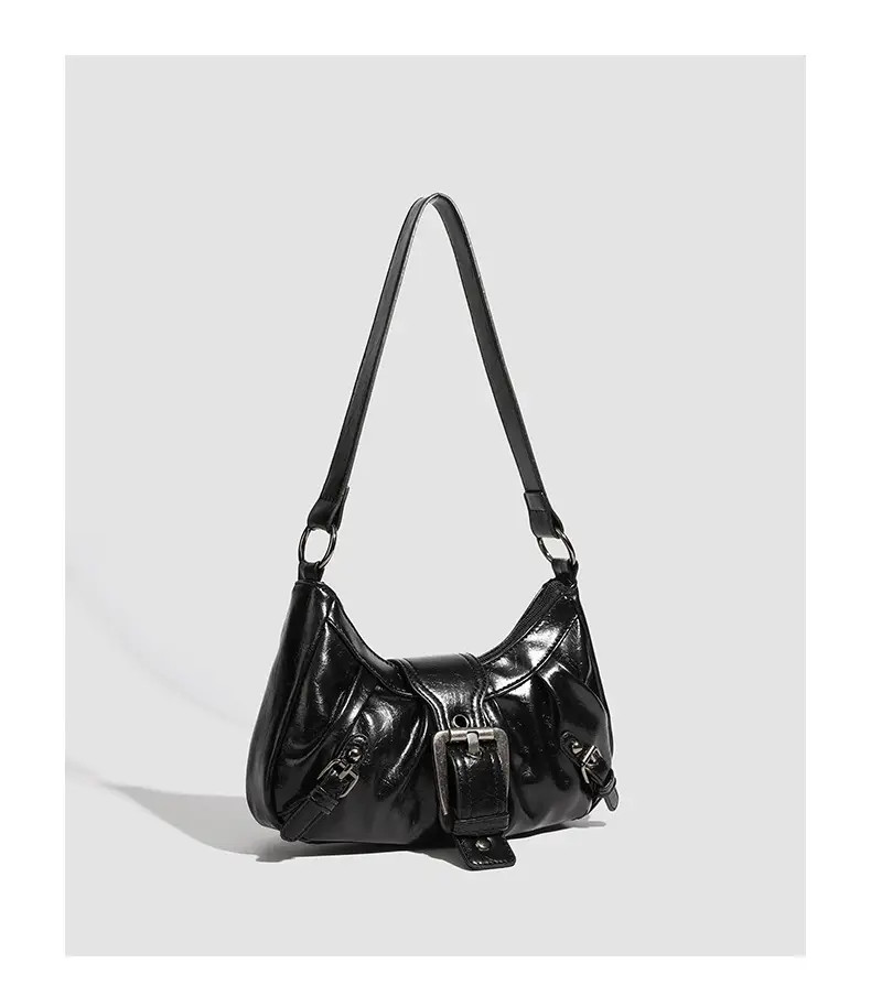 Black Korean Niche Women's Shoulder Bag 2026 — feature 23