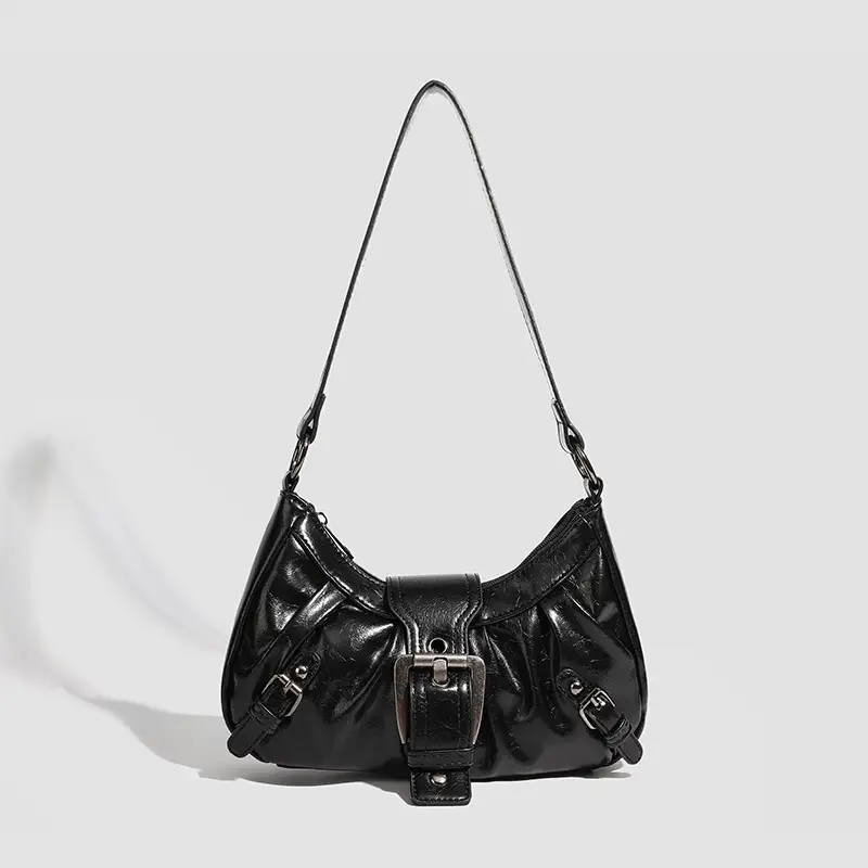 Black Korean Niche Women's Shoulder Bag 2026 - Image 2