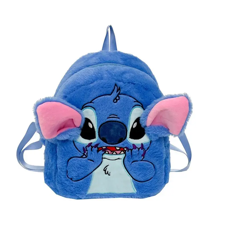 Plush Stitch Monster Shoulder Bag for Girls Blue — feature 11