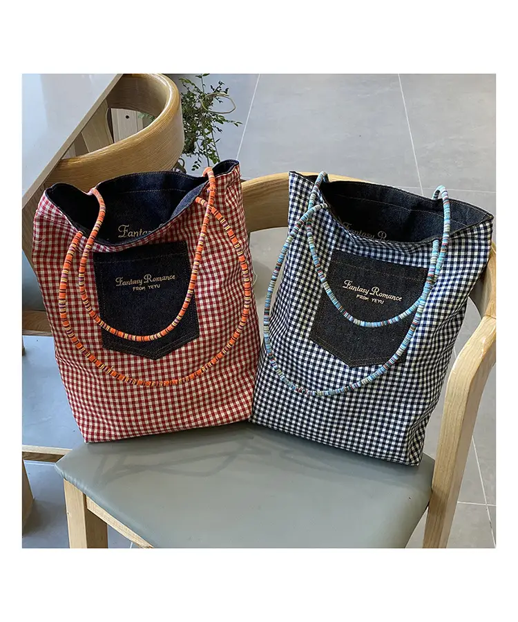 American Style Retro Denim Dual-sided Shoulder Backpack Large Capacity All-match Commuter Tote Bag Instagram New Style — feature 38