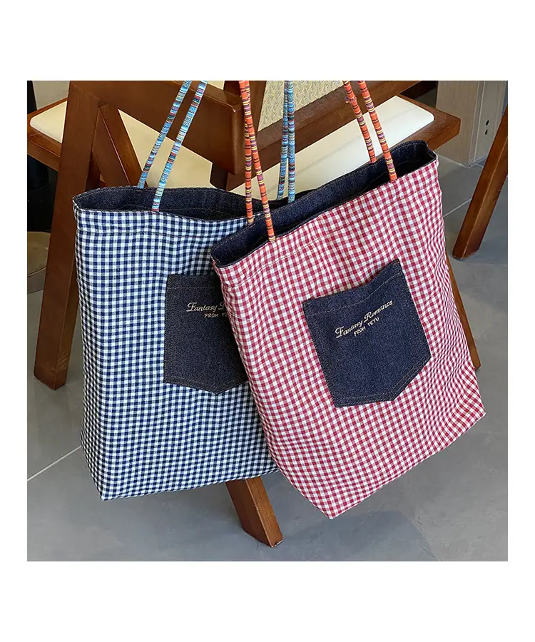 American Style Retro Denim Dual-sided Shoulder Backpack Large Capacity All-match Commuter Tote Bag Instagram New Style — feature 41