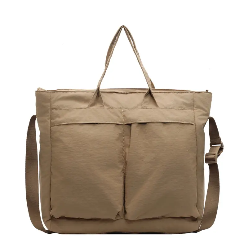 Women's Large Capacity Neutral Nylon Tote Bag