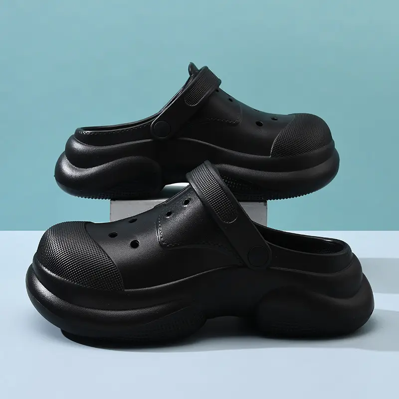 Women's Thick-soled Height-increasing High-grade Baotou Slippers Summer Breathable Non-slip Sandals