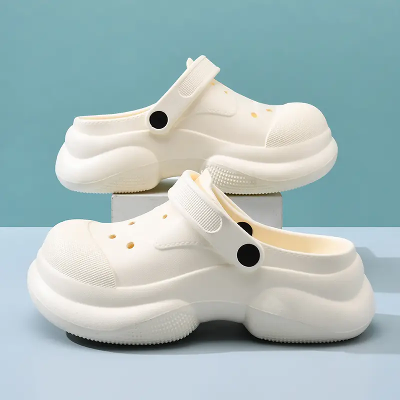 Women's Thick-soled Height-increasing High-grade Baotou Slippers Summer Breathable Non-slip Sandals