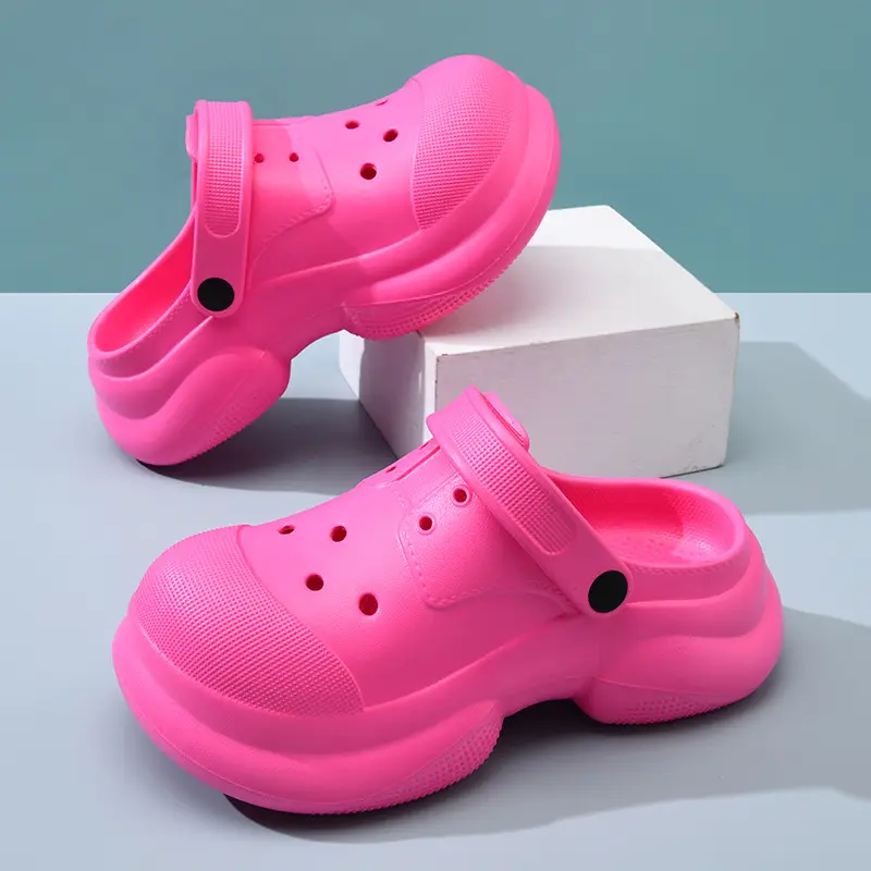 Women's Thick-soled Height-increasing High-grade Baotou Slippers Summer Breathable Non-slip Sandals