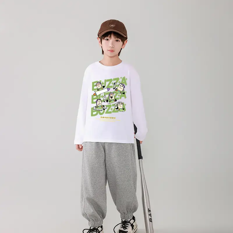 Boys Long Sleeve Yellow Graphic T-Shirt Large - Image 5