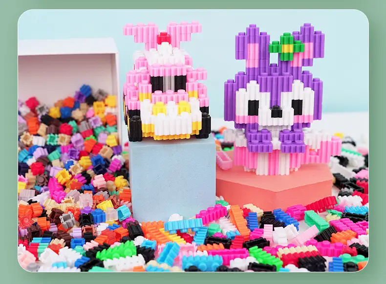 Small Particles Compatible with Lego 8mm Loose Connecting Building Blocks Children's DIY Assembly Educational Toys Wholesale by Weight — feature 9